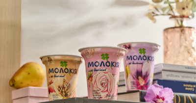 Молокія випустила унікальні йогурти зі смаком квітів та фруктів у колаборації з Ліліт Саркісян