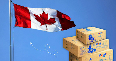 Meest Пошта знизила тарифи на доставку в Канаду