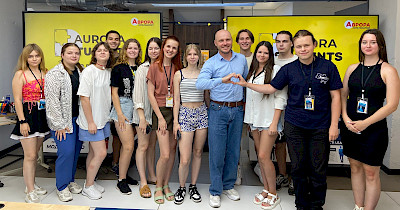 Студенти літньої школи Aurora Students розпочали стажування в мережі Аврора