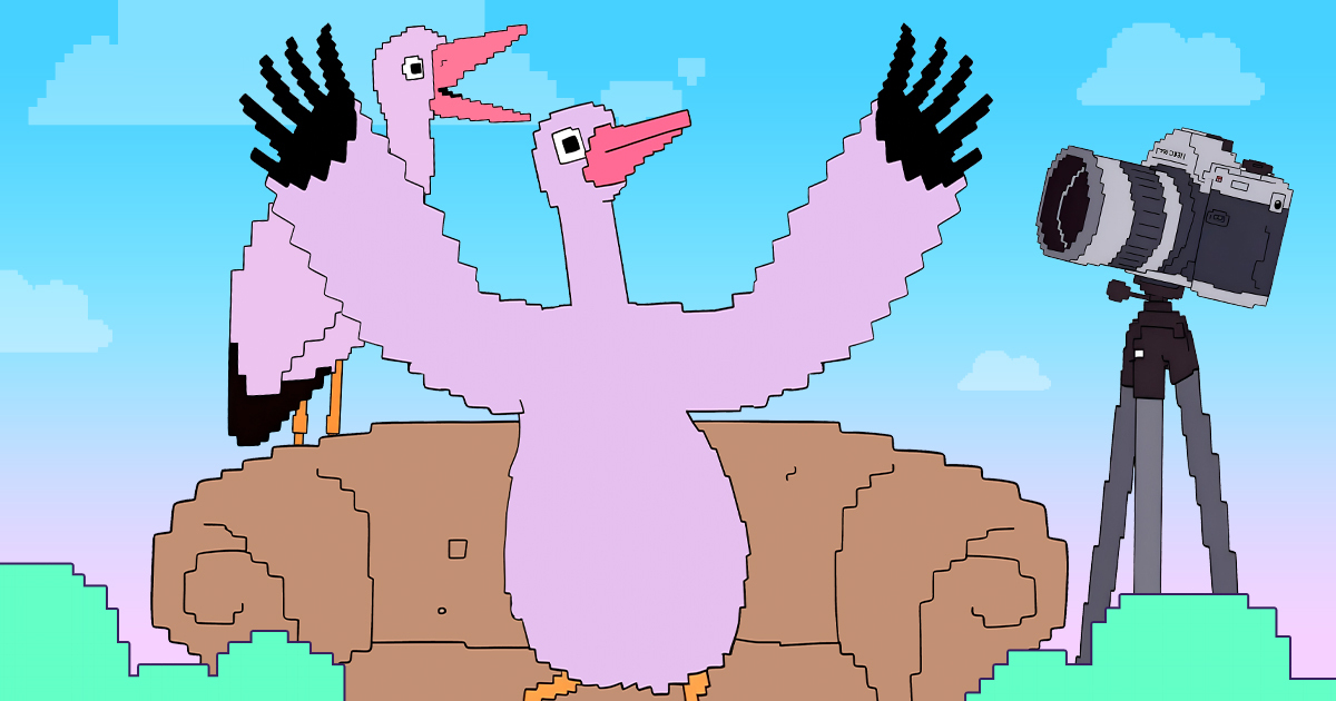 Maudau відзначає день народження разом із лелеками Пирятинського парку