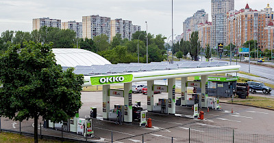 ОККО довела кількість сонячних електростанцій на своїх АЗК до 244