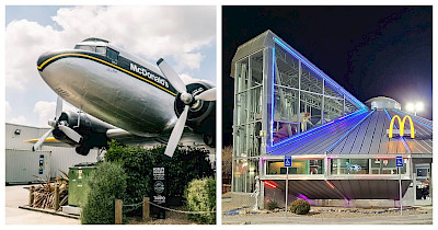 У літаку та з доставкою до човнів: топ-5 найнезвичніших закладів McDonald’s у світі