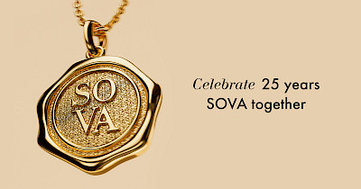 Святкуємо 25 років разом: SOVA дарує 25 ексклюзивних прикрас з нагоди річниці