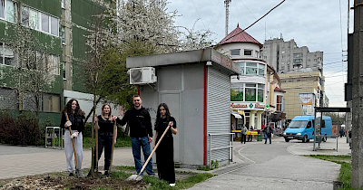 Мережа меблевих магазинів Дубок подарувала Львову дерева: компанія висадила магнолії та клен на Сихові