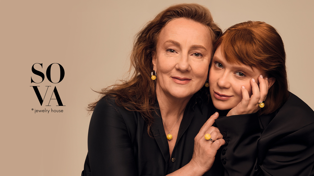 Ювелірний дім SOVA презентує дебютну колекцію з бурштином до Дня матері (+фото)