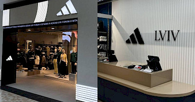 Відкрито новий флагманський магазину Adidas у ТРЦ Forum Lviv