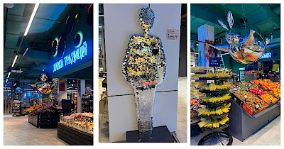 Путешествие в мир Зазеркалья: в Киеве открыли Сільпо с фотоработами Марты Сырко (фотообзор)