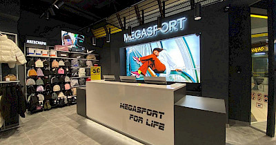 Новий магазин найбільшої національної мережі мультибрендових магазинів спортивного одягу Megasport відкрився у ТРЦ Cosmo Multimall (+фото)