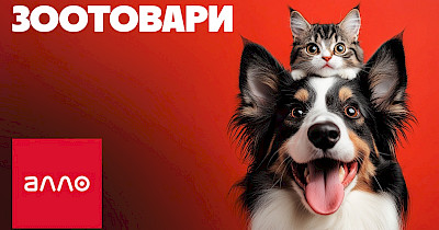 Зоотовари на маркетплейсі Алло: продажі кормів для собак та котів за півроку зросли у 10 разів