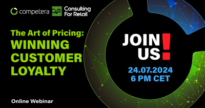 We invite you to the joint webinar of Consulting for Retail and Competera Pricing Platform «The Art of Pricing: Winning Customer Loyalty»