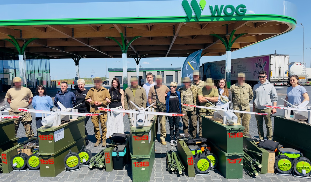 WOG та Фонд Дігнітас передали захисникам ще 5 комплексів БПЛА АРЕС 