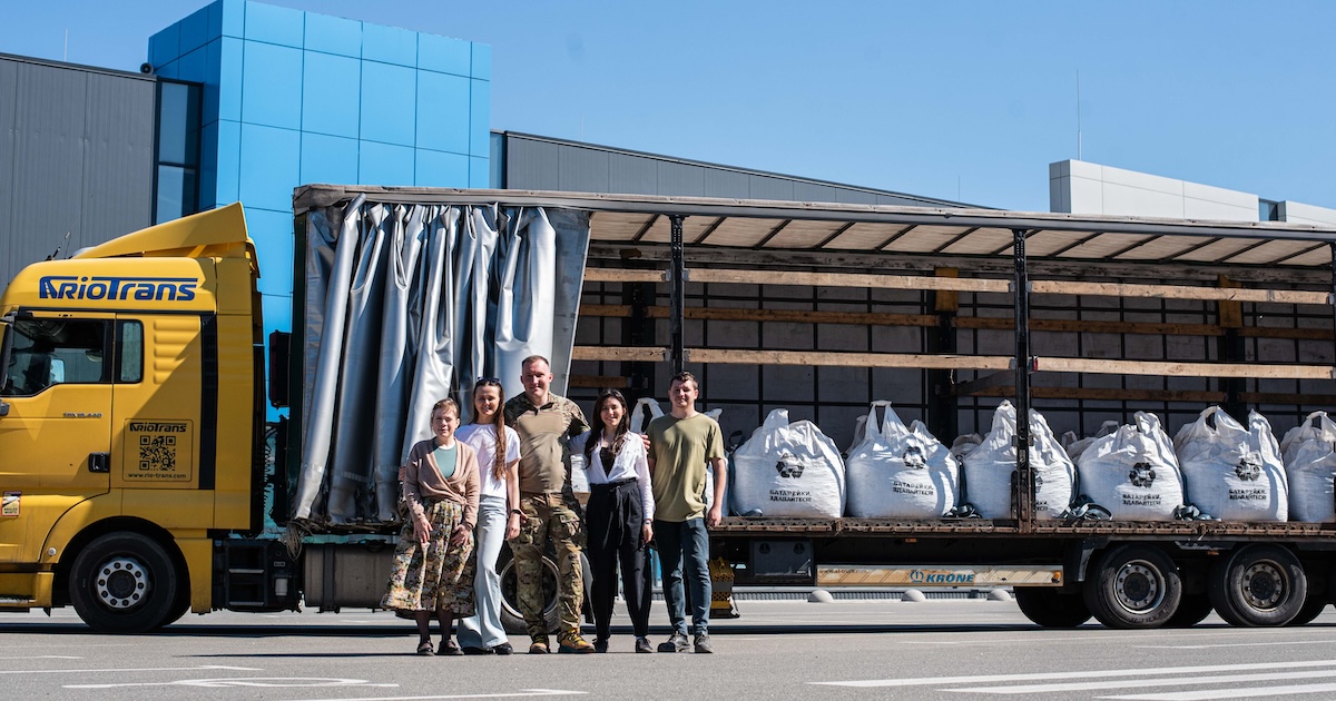 Comfy відправили на переробку понад тонну використаних батарейок 