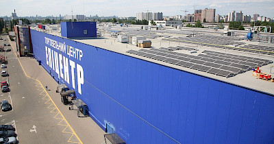 Епіцентр планирует оборудовать солнечными панелями до 3 млн. кв. м собственных площадей