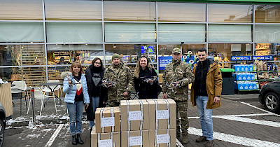 WOG та Фонд «Дігнітас» передадуть захисникам 371 FPV-дрон