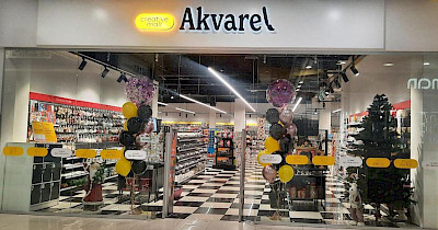 Сеть Akvarel открыла обновленный магазин в ТРЦ Gulliver