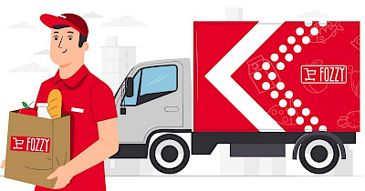 Гипермаркет Fozzy возвращает курьерскую доставку в Одессе и в ближайшие пригороды