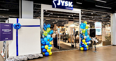 JYSK открыл за один день два магазина – в Коломие и Днепре (+фото)