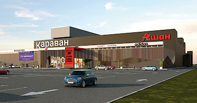 Компания DCH I&RE с сентября 2023 года начинает работы по полному восстановлению ТРЦ Караван в Харькове