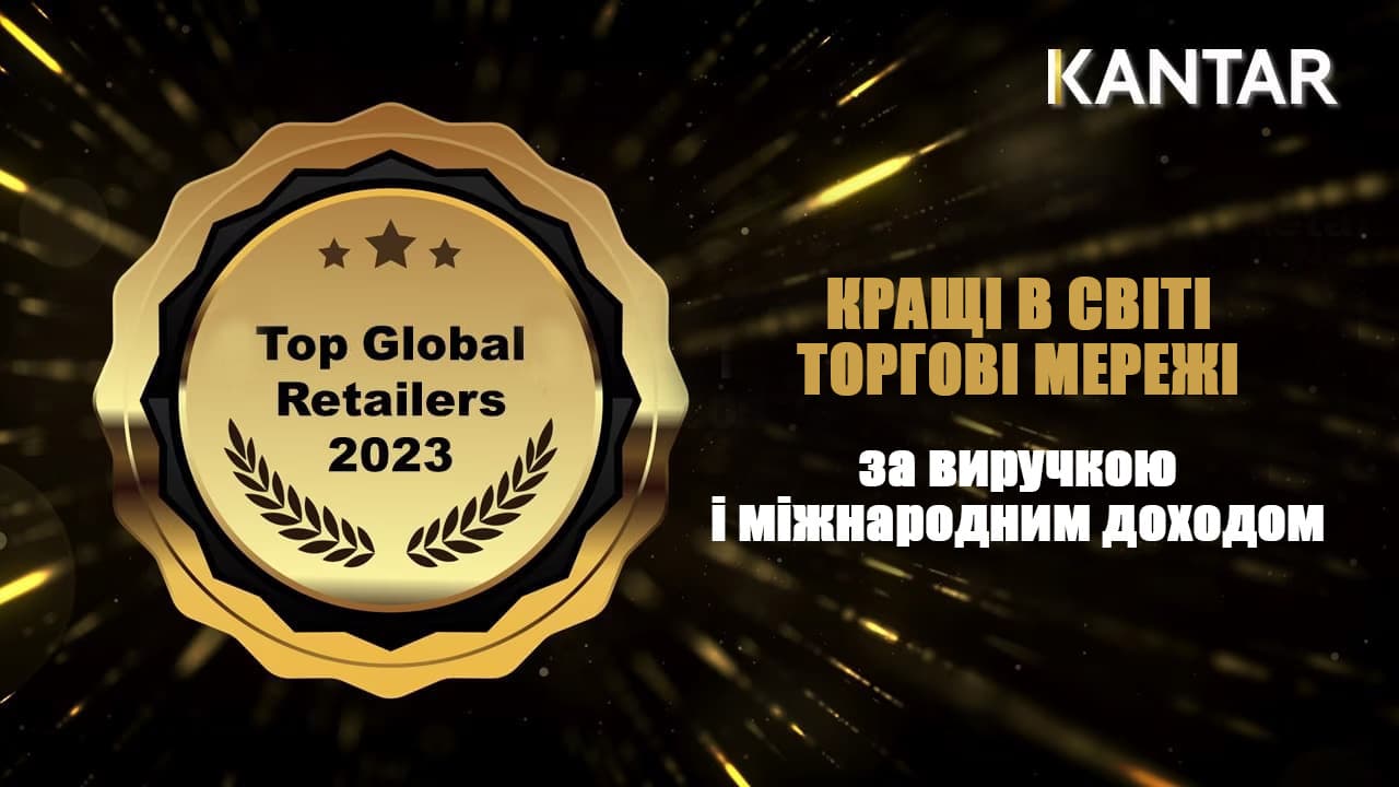 Кращі в світі: топ-20 торгових мереж світу за виручкою і міжнародним доходом 2023 (інфографіка)