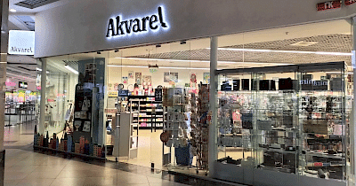 Сеть Akvarel обновила магазин в днепровском ТРЦ Караван (+фото)