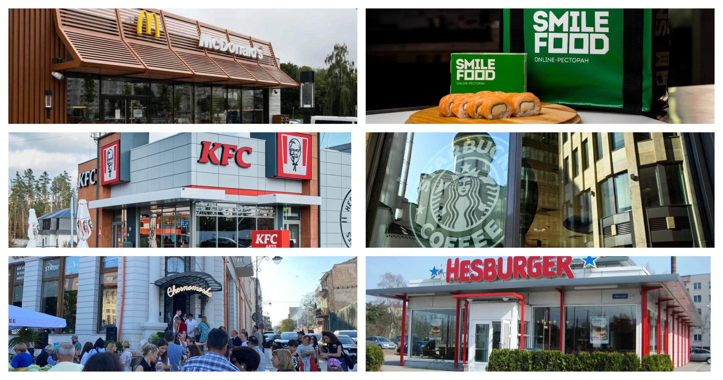 Обзор новостей food&bevarage: McDonald’s, Hesburger, KFC, Черноморка, Starbucks и другие