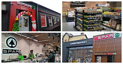 Плюс пять: сеть SPAR в декабре открыла пять новых магазинов в пяти областях за неделю (+фото)