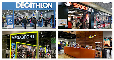 Обзор sport & outdoor: Decathlon, Delta Sport, Megasport, Sport City, Puma и другие