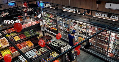 Сеть супермаркетов Таврия В открыла двухэтажный магазин в Одессе (фотообзор)