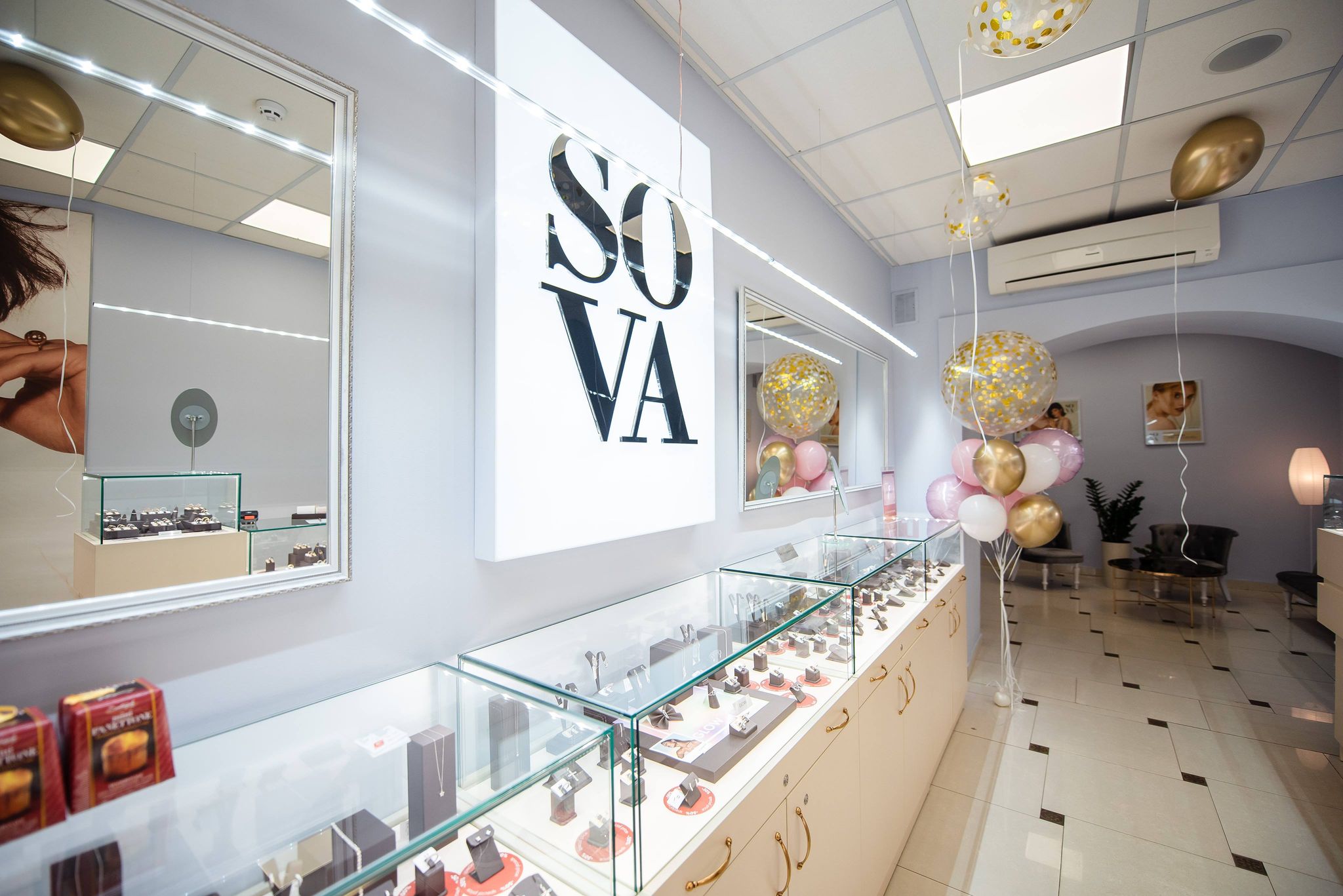 Ювелирный бренд SOVA открывает магазин в киевском ТРЦ Piramida
