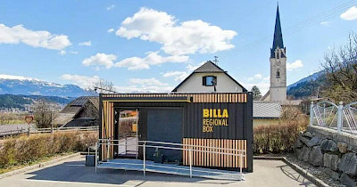 После ухода из Украины: Billa открывает в Австрии магазины-контейнеры самообслуживания