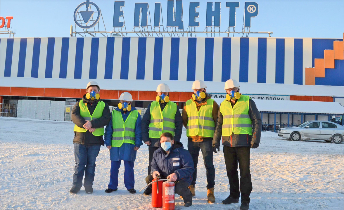 Мережа Епіцентр збільшує кількість протипожежних навчань у своїх ТЦ