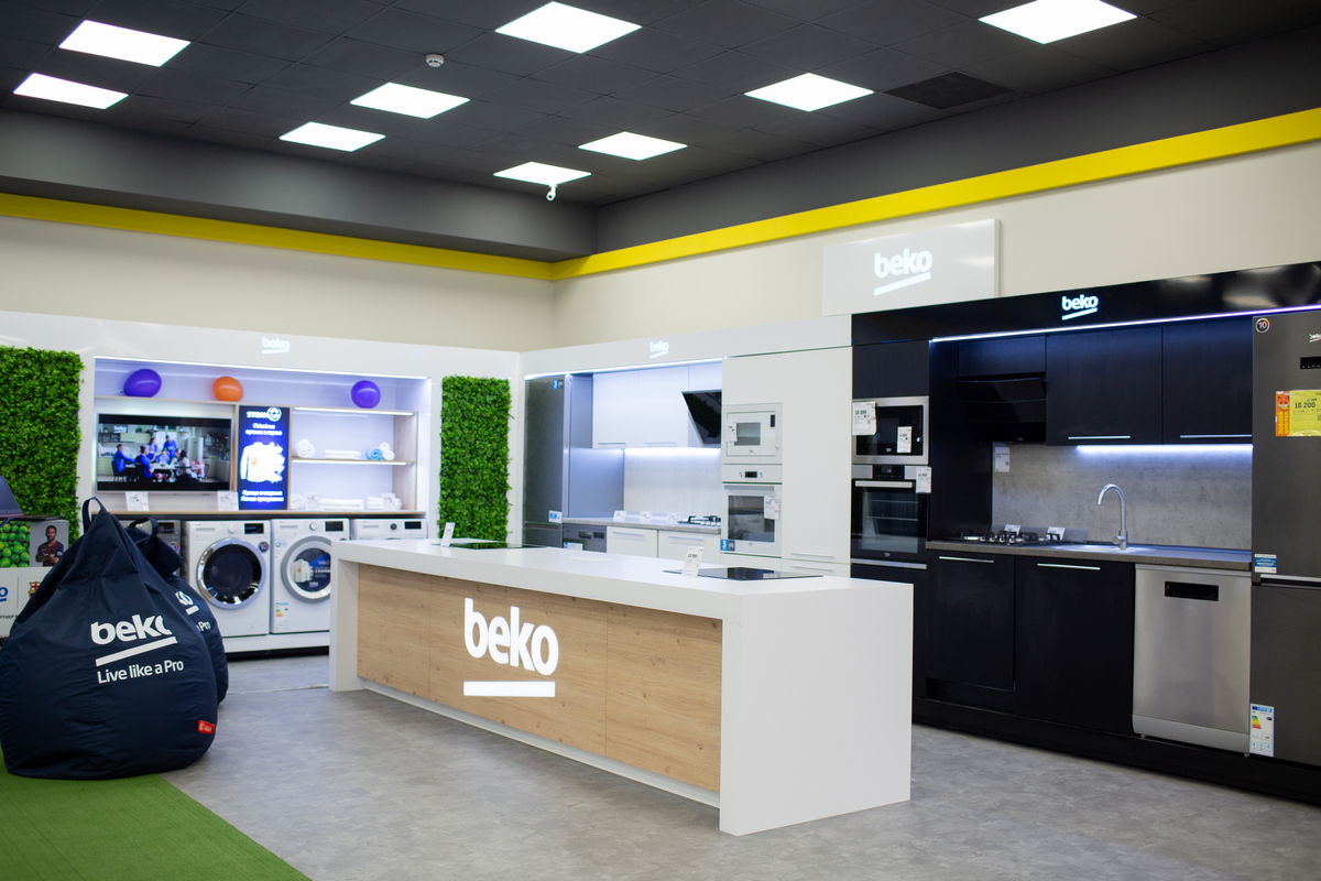 Відкрилася перша в Україні масштабна бренд-зона beko у форматі shop-in-shop