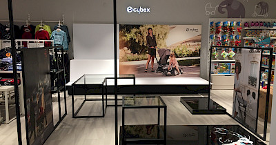 Яскрава і стильна бренд-зона – одне з найкращих рішень у просуванні товару