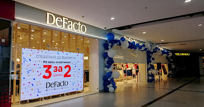 Турецкий ритейлер DeFacto открыл пятый магазин в Украине – в днепровском ТРЦ МОСТ-Сити (+фото)