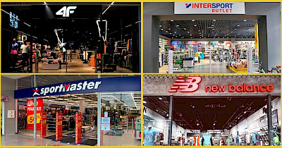 Обзор sport & outdoor: 4F, Intersport Outlet, New Balance, Sportmaster и другие