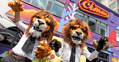 Лев і Самсон: як виглядає новий оригінальний Сільпо на столичному Подолі (фотоогляд)