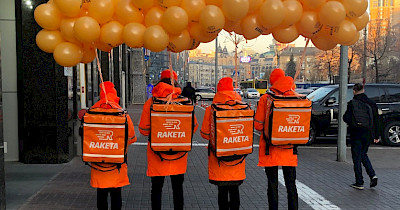 Украинский сервис Raketa уже работает во всех городах-миллионниках
