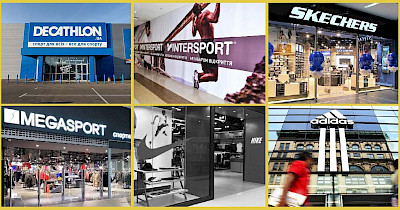 Обзор sport& outdoor: Decathlon, Intersport, Megasport, adidas и другие