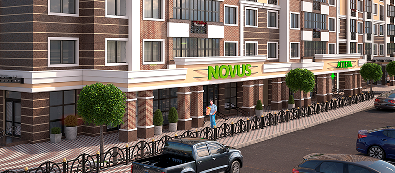 Сеть Novus открывает новый магазин в пригороде Киева