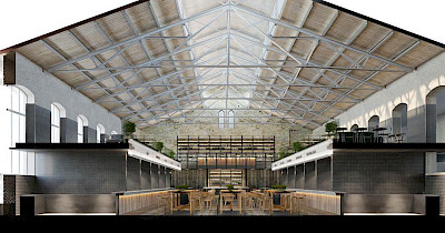 Kyiv Food Market около метро Арсенальная на Печерске откроют в сентябре