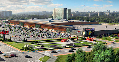 Якірним орендарем в столичному ТРЦ і БЦ Retroville буде будівельний гіпермаркет Leroy Merlin