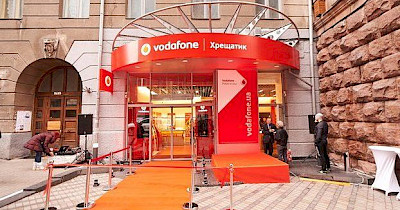 Vodafone розширив мережу власних магазинів до 200 торгових точок