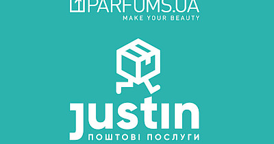 PARFUMS.UA повідомляє про початок партнерства з логістичної службою Justin