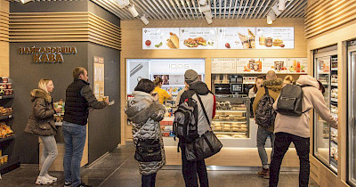 В аэропорту Борисполь открылось WOG Cafe в формате кафе-магазин