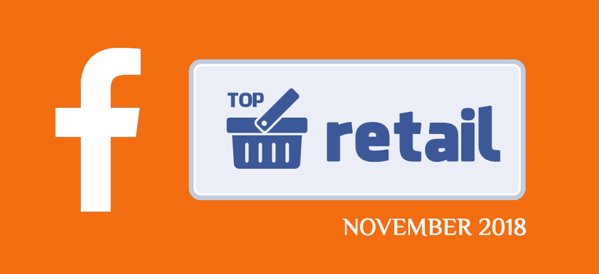 Топ-20 Facebook-страниц украинских ритейлеров и ТРЦ за ноябрь