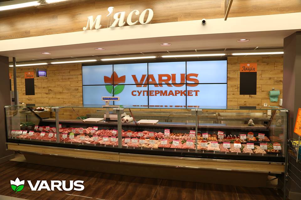 Varus открыл первый в Кривом Роге супермаркет с видеостенами (+ фото)