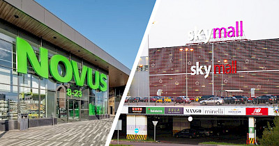 Мережа NOVUS відкриє супермаркет у київському ТРЦ SkyMall