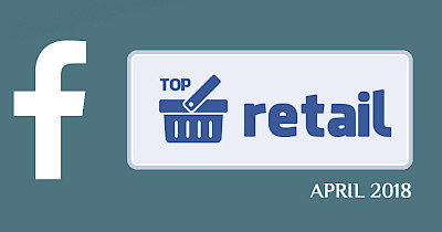Топ-20 Facebook-страниц украинских ритейлеров и ТРЦ за апрель