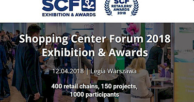April, 12th 2018, Warsaw, Poland: Shopping Center Forum 2018 Exhibition & Awards