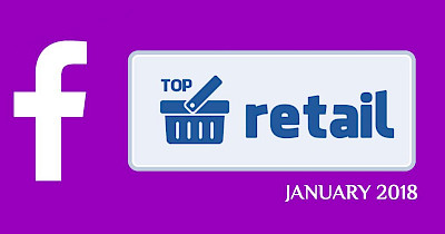 Топ-20 Facebook-сторінок українських рітейлерів і ТРЦ за січень